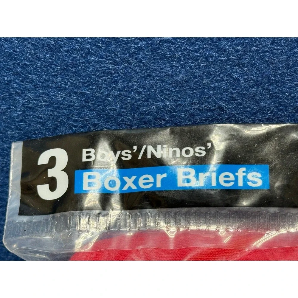 Hanes 3 - Pair Pack Boy's Tagless ComfortSoft Boxer Briefs Size L (14-16) Unused